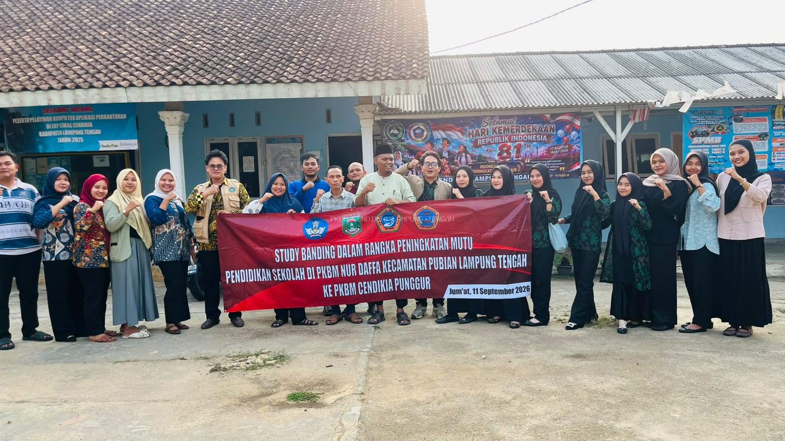 PKBM Nur Daffa Pubian Study Banding ke PKBM Cendikia Punggur, Perkuat Tata Kelola dan Kolaborasi